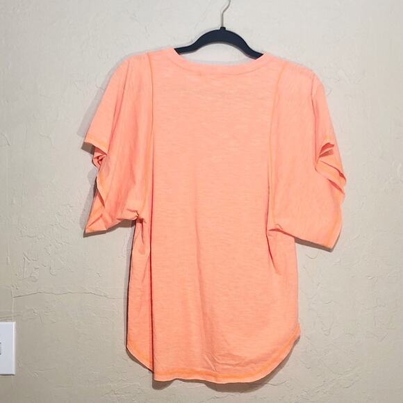 Promesa Womens Shirt Small Better Late than Never T Shirt Orange - Picture 2 of 4